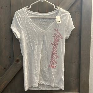 Women’s white Aeropostale tee shirt